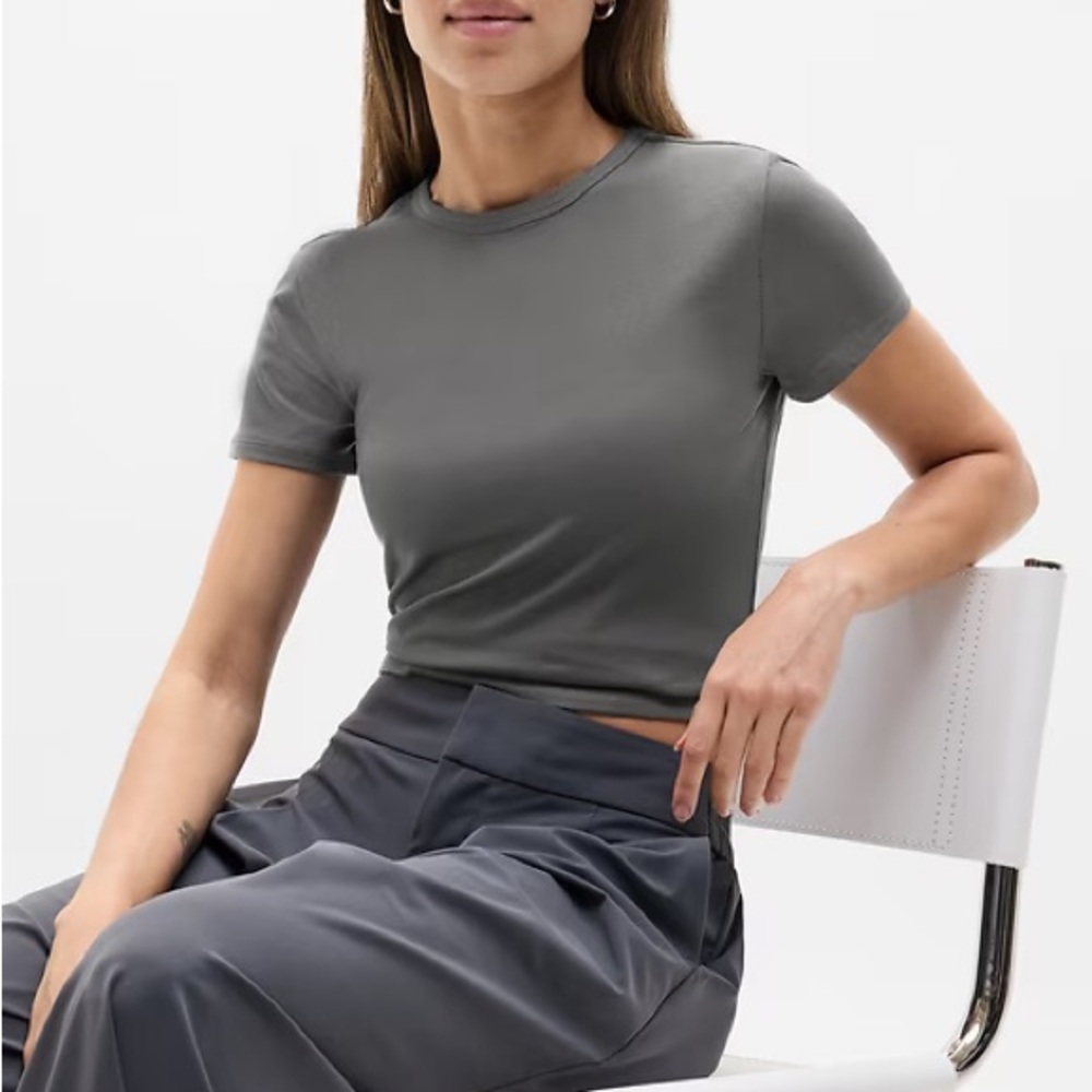 athleta signature rib tee